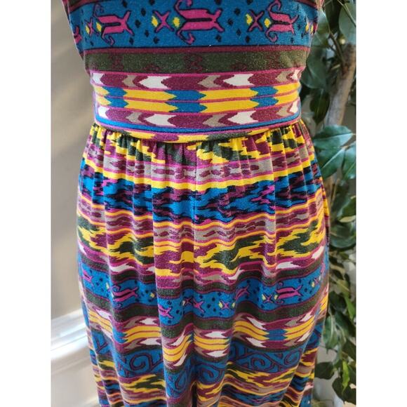 Material Girl Jumpsuit Women's Size Large Multicolor Polyester Off The Shoulder - Picture 14 of 14